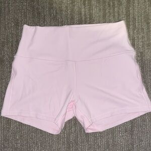 Lululemon Athletica Align High Waist Light Pink Shorts- 4 inch